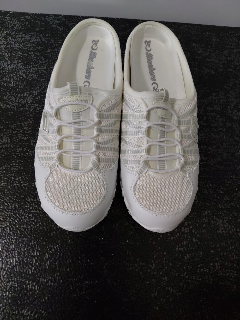 Skechers Women’s White Slip-On Athletic Sneakers